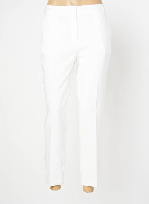 Pantalon 7/8 elasticitate mărime normală alb FRACOMINA femme