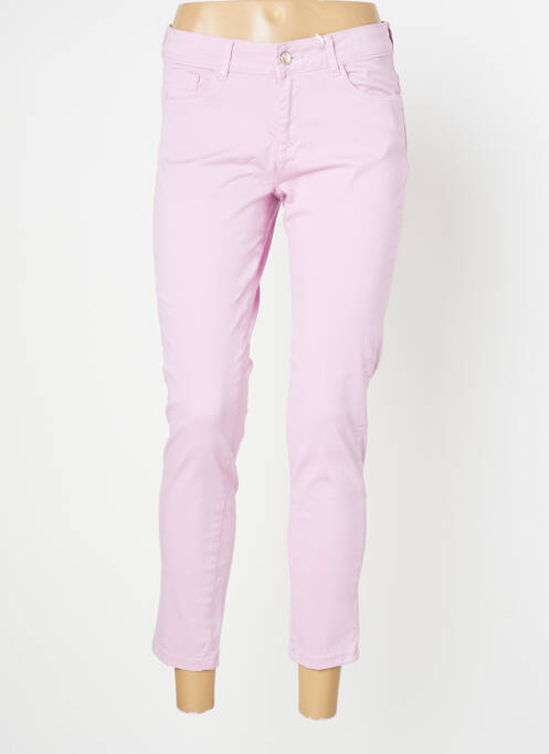 Pantalon 7/8 elasticitate mărime normală roz FRACOMINA femme