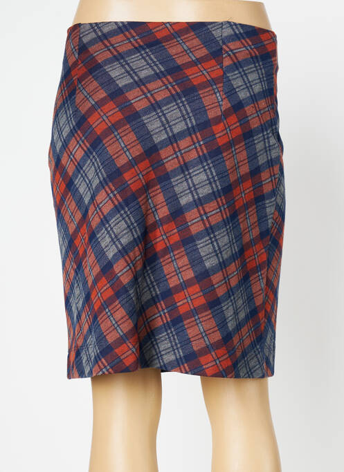 Fustă midi albastru LO! LES FILLES femeie