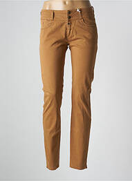 Pantalon slim elasticitate mărime normală maro TIMEZONE femeie