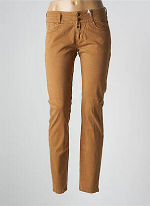 Pantalon slim maro TIMEZONE femeie