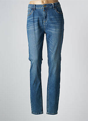 Blugi cu croială slim albastru TIMEZONE femeie