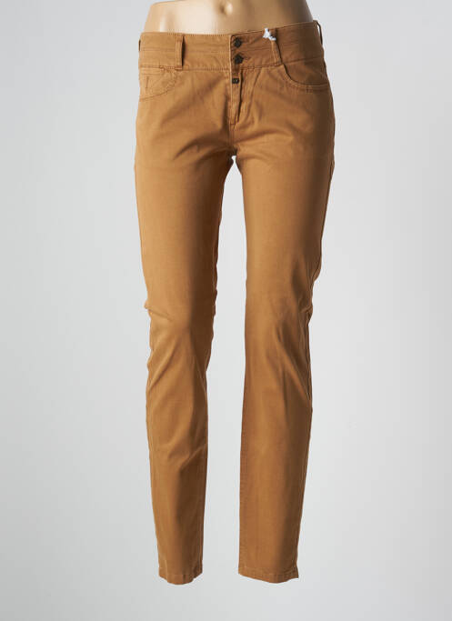 Pantalon slim maro TIMEZONE femeie