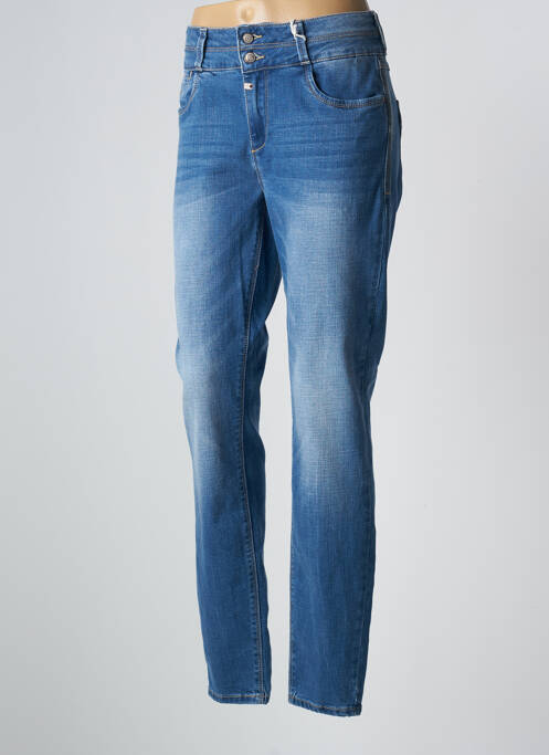 Blugi cu croială slim albastru TIMEZONE femeie