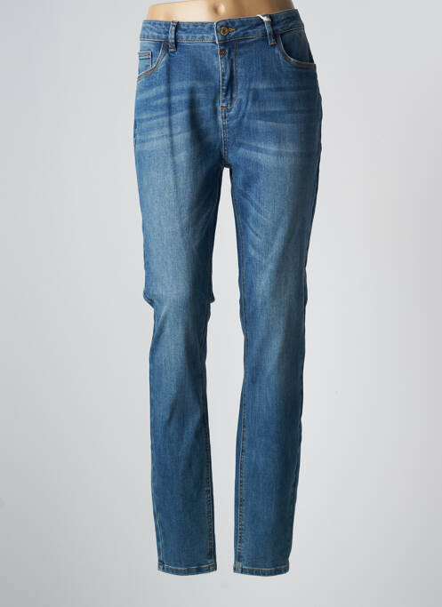 Blugi cu croială slim albastru TIMEZONE femeie