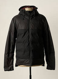 Parka finisaj interior dublat cu glugă negru TIMEZONE homme