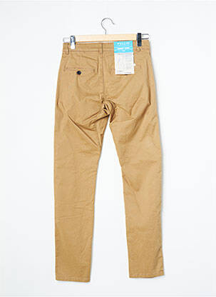 Pantalon chino țesătură poplin bej PULL IN bărbat