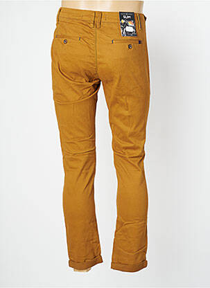 Pantalon slim închidere cu fermoar sub clapetă cu nasturi maro BENSON & CHERRY bărbat