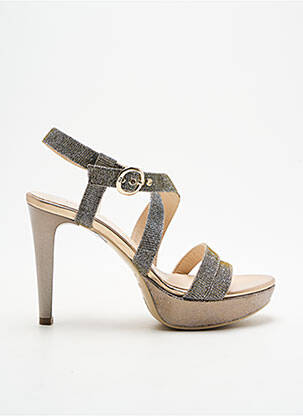 Sandale/Pantofi decupați argintiu NERO GIARDINI femeie