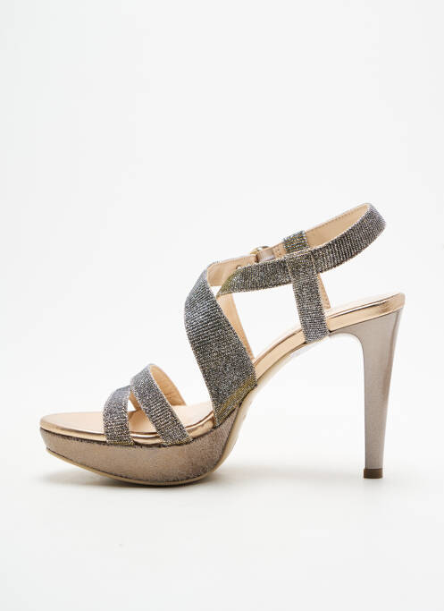 Sandale/Pantofi decupați argintiu NERO GIARDINI femeie