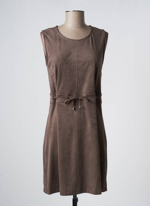 Rochie midi maro SUN LIGHT femeie