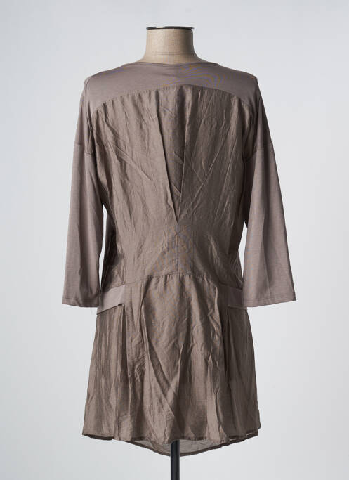 Tunică mâneci lungi maro DECA femeie