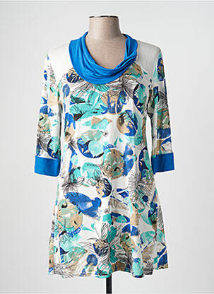 Rochie scurtă albastru QUINZE HEURES TRENTE femeie