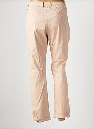 Pantalon 7/8 talie cu cleme talie joasă roz POUSSIERE D'ETOLE femeie