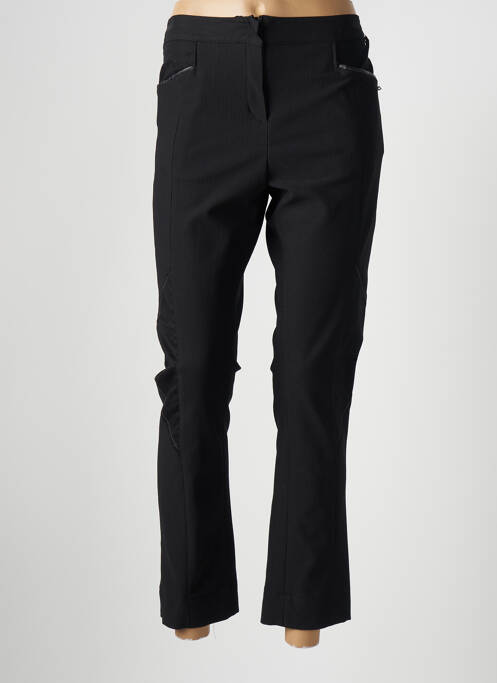 Pantalon 7/8 negru DOUBLE JEU femeie