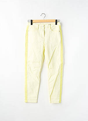 Blugi cu croială slim galben SANDWICH femeie