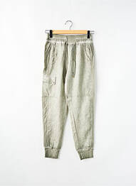 Pantalon cargo talie elastică mărime normală verde SANDWICH femme