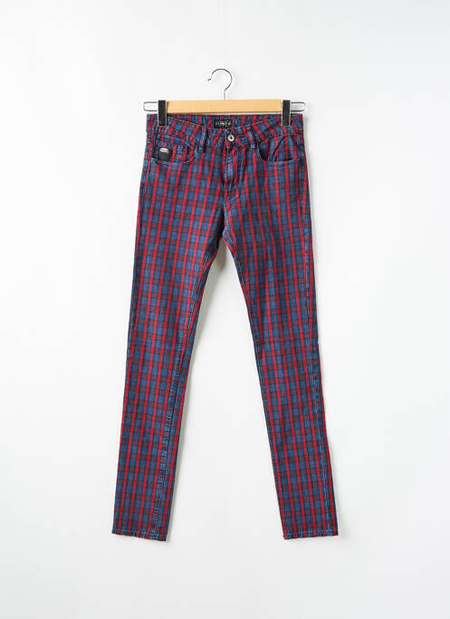 Blugi cu croială slim roșu APRIL 77 femeie