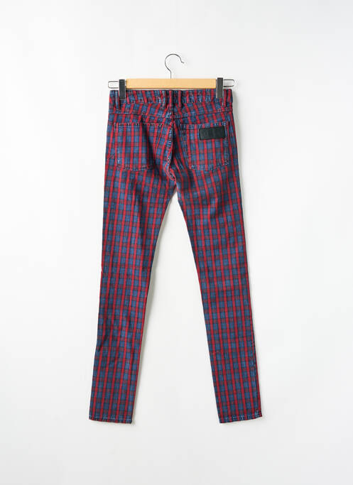 Blugi cu croială slim roșu APRIL 77 femeie