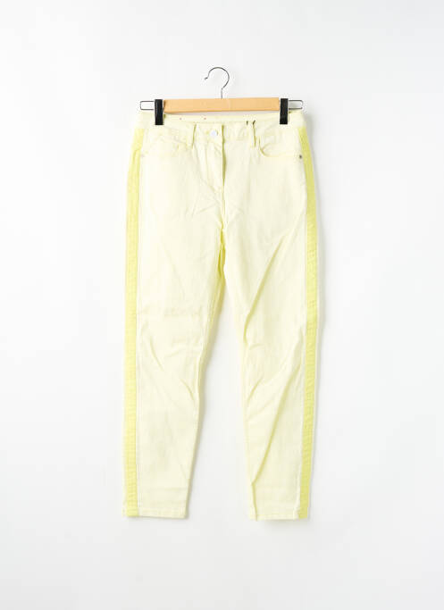 Blugi cu croială slim galben SANDWICH femeie