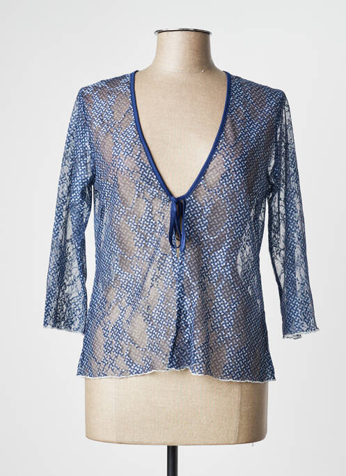 Vestă cu mâneci lungi albastru TELMAIL femeie