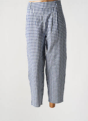 Pantalon 7/8 talie înaltă talie înaltă albastru MD'M femme