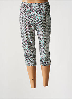 Pantalon trei sferturi elasticitate negru TELMAIL femeie