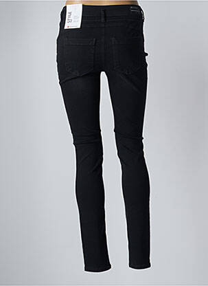 Pantalon slim talie înaltă talie înaltă negru STREET ONE femeie