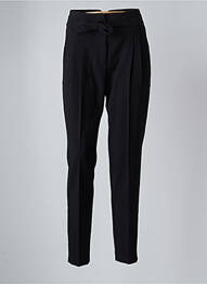 Pantalon drept croială morcov talie înaltă negru LOLA ESPELETA femme