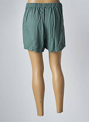 Șort talie elastică verde VERO MODA femeie