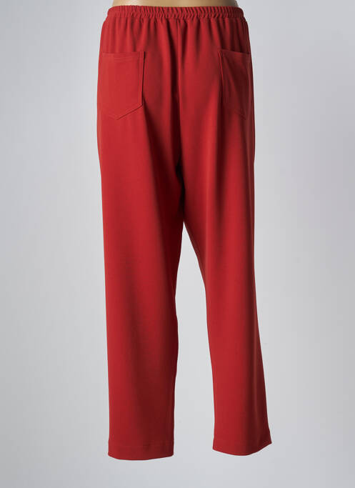 Pantalon drept portocaliu FRANCK ANNA femeie