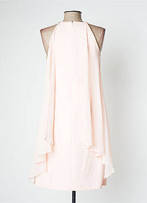 Rochie midi închidere cu fermoar la spate bretele subțiri roz RALPH LAUREN femeie