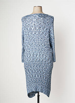 Rochie midi mâneci 3/4 mâneci 3/4 albastru WEILL femeie