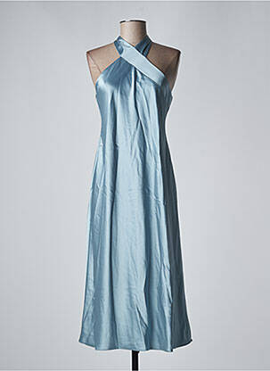 Rochie midi albastru RALPH LAUREN femeie