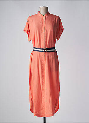 Rochie midi portocaliu RALPH LAUREN femeie