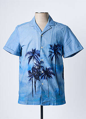 Cămașă cu mâneci scurte albastru FACONNABLE bărbat