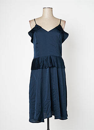 Rochie midi albastru ICHI femeie