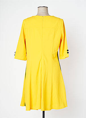 Rochie midi galben FOR HER PARIS femeie