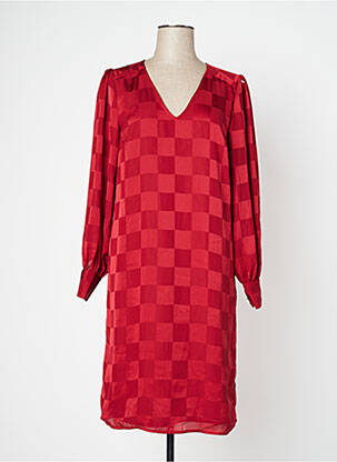 Rochie midi roșu ICHI femeie