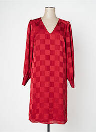 Rochie midi roșu ICHI femme