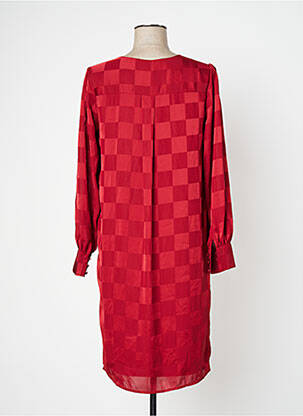 Rochie midi roșu ICHI femeie