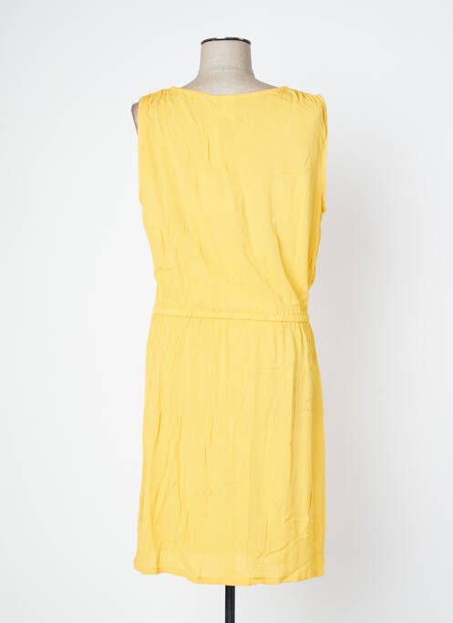 Rochie midi galben ICHI femeie