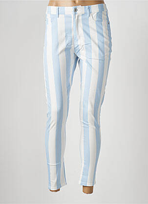 Pantalon 7/8 albastru ICHI femeie