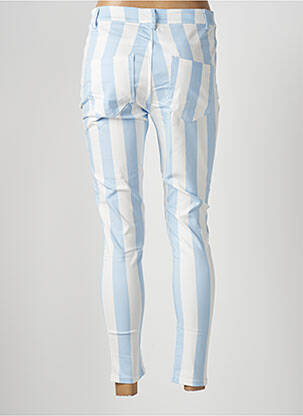 Pantalon 7/8 albastru ICHI femeie