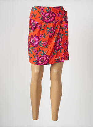 Fustă scurtă portocaliu MORGAN femeie