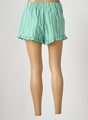 Șort verde CHERRY PARIS femme