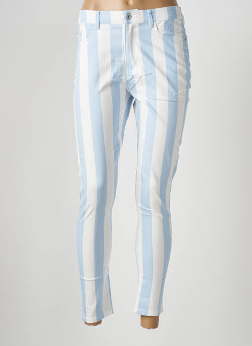 Pantalon 7/8 albastru ICHI femeie