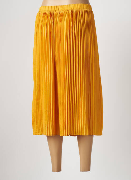 Fustă midi galben ICHI femeie