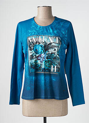 Top albastru AGATHE & LOUISE femeie