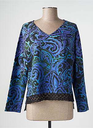 Top albastru AGATHE & LOUISE femeie